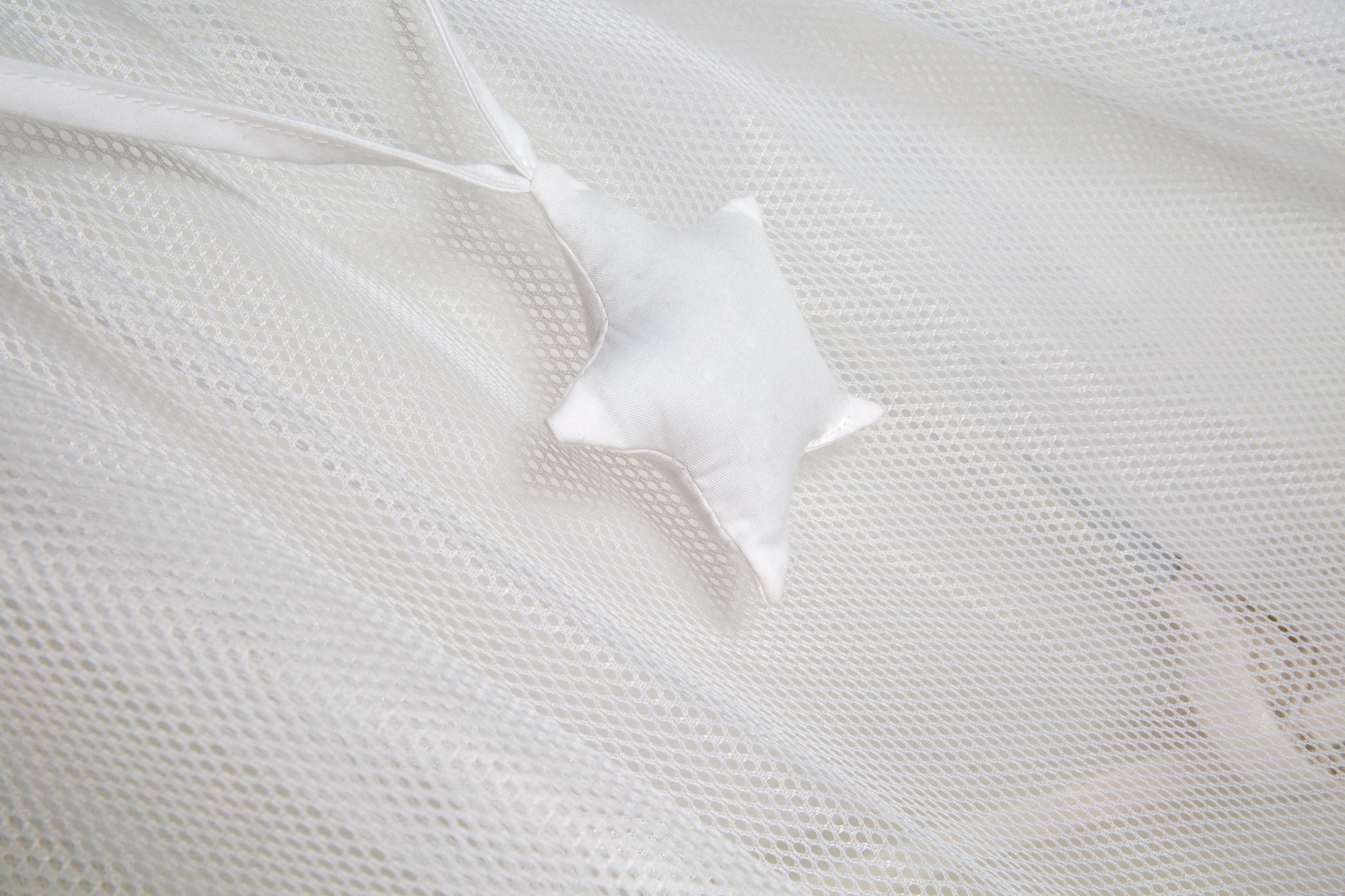 Roba 3000WE Himmel uni, weiß, mesh – Bettenzubehör - Produktbild 3