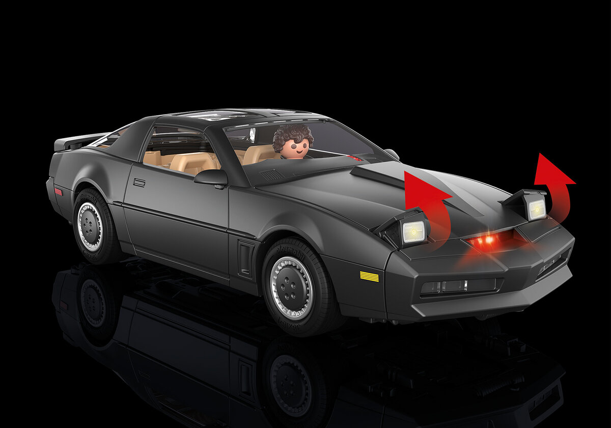 PLAYMOBIL 70924 Knight Rider - K.I.T.T. Auto, Coupé, Sportwagen, Fahrzeug, Rad