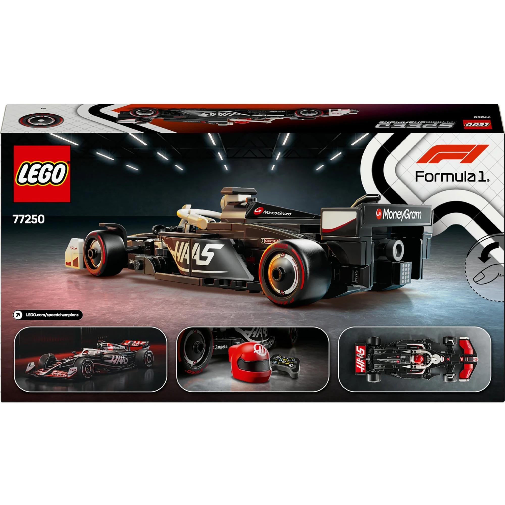 LEGO® Speed Champions MoneyGram Haas F1 Team VF-24 Rennauto 77250 LEGO® Speed Champions MoneyGram Haas F1 Team VF-24 Rennauto 77250