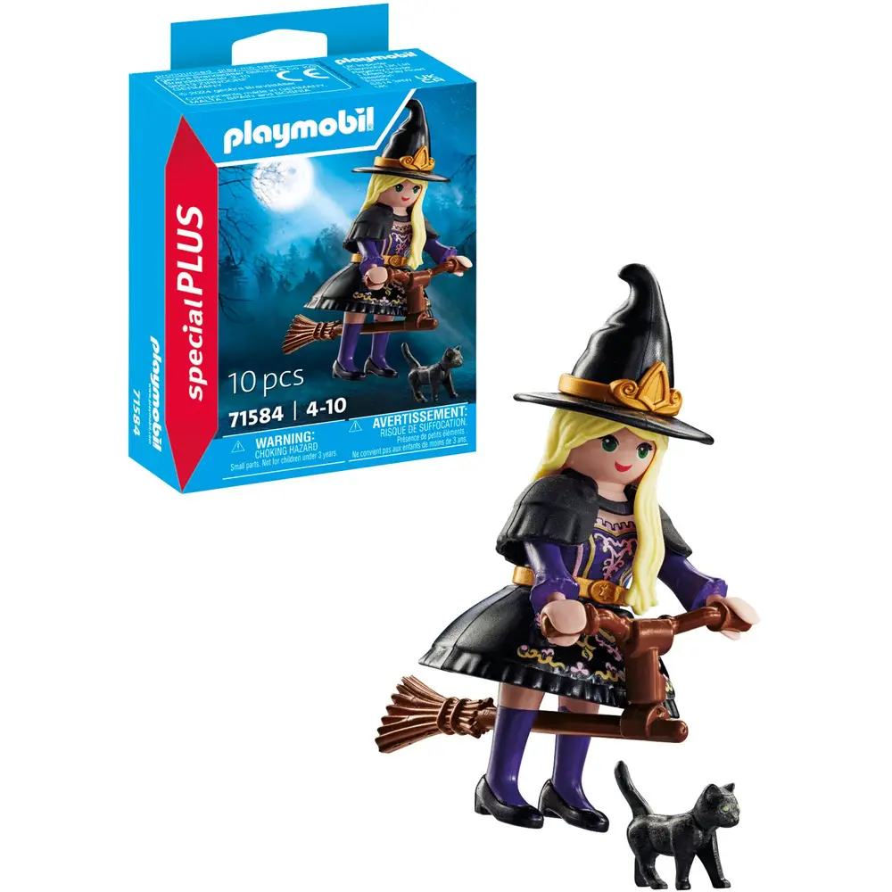 PLAYMOBIL, 71584, Hexe, Mit, Katze PLAYMOBIL 71584 Hexe Mit Katze