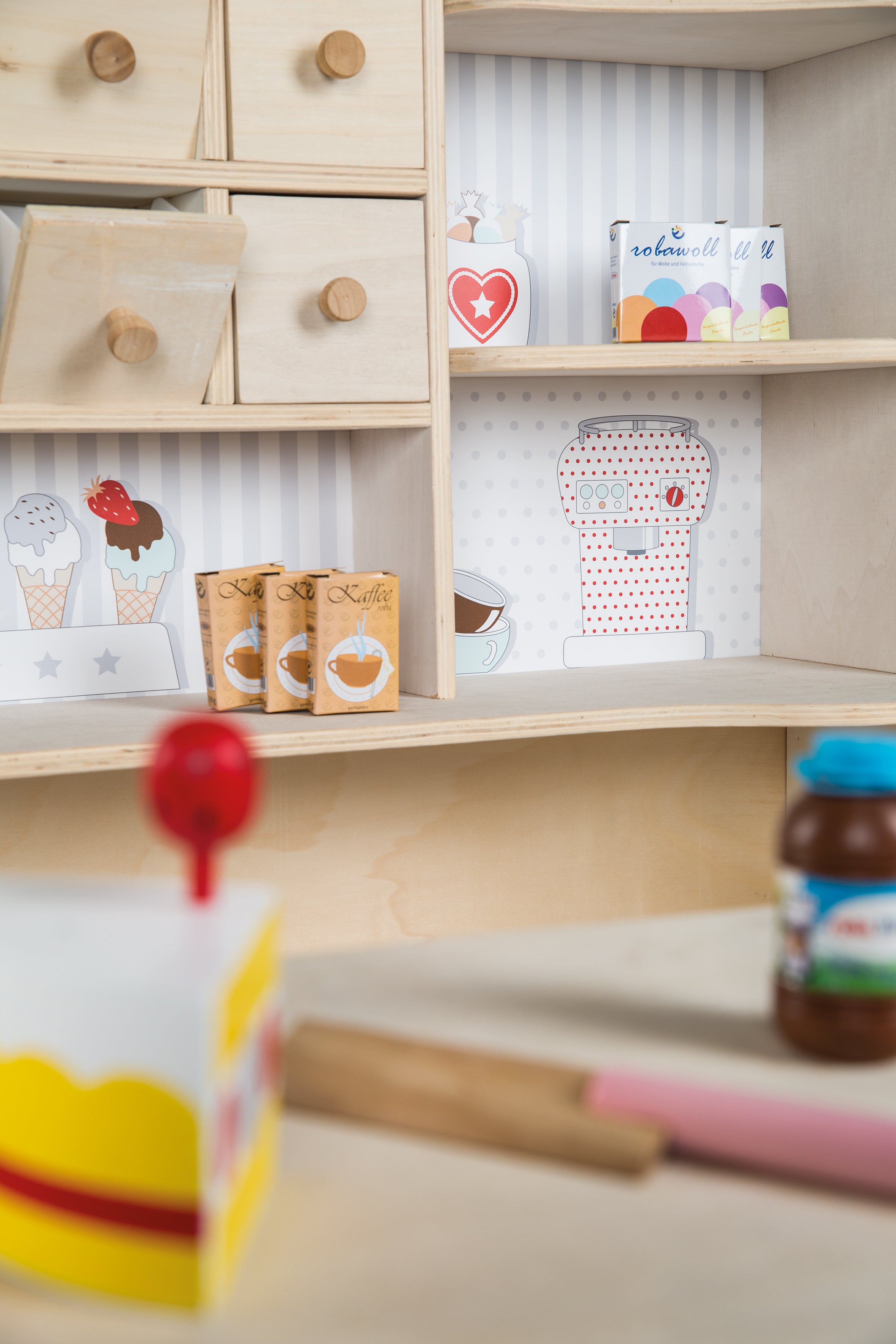 Roba 480020 Verkaufsstand natur lackiert – Rollenspiel - Produktbild 6