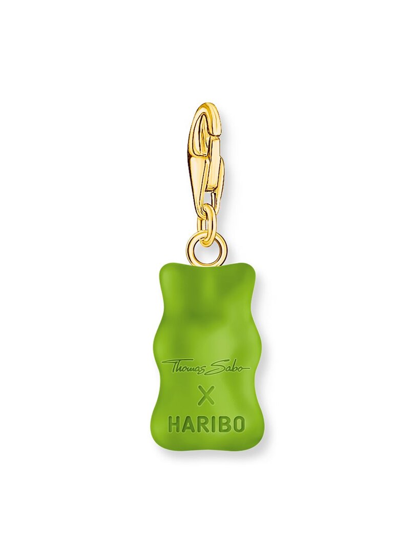 Thomas, Sabo, Anhänger, Charm-Club, Goldbär, Grün, Gold, 2192-413-6, Zubehor