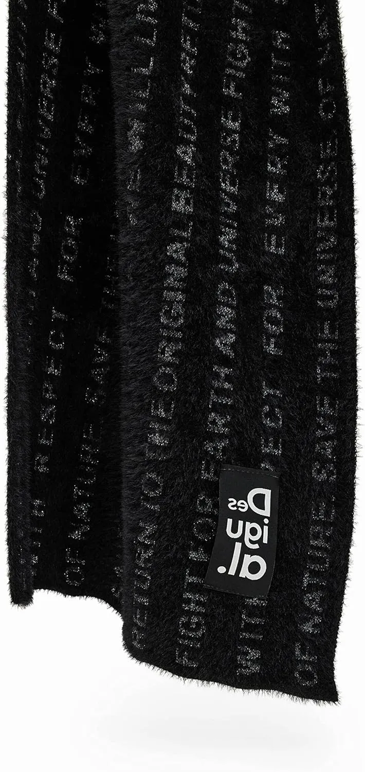 Desigual Damen Schal „I Wonder“ - Schwarz 22WAIA35 Desigual Damen Schal „I Wonder“ - Schwarz 22WAIA35