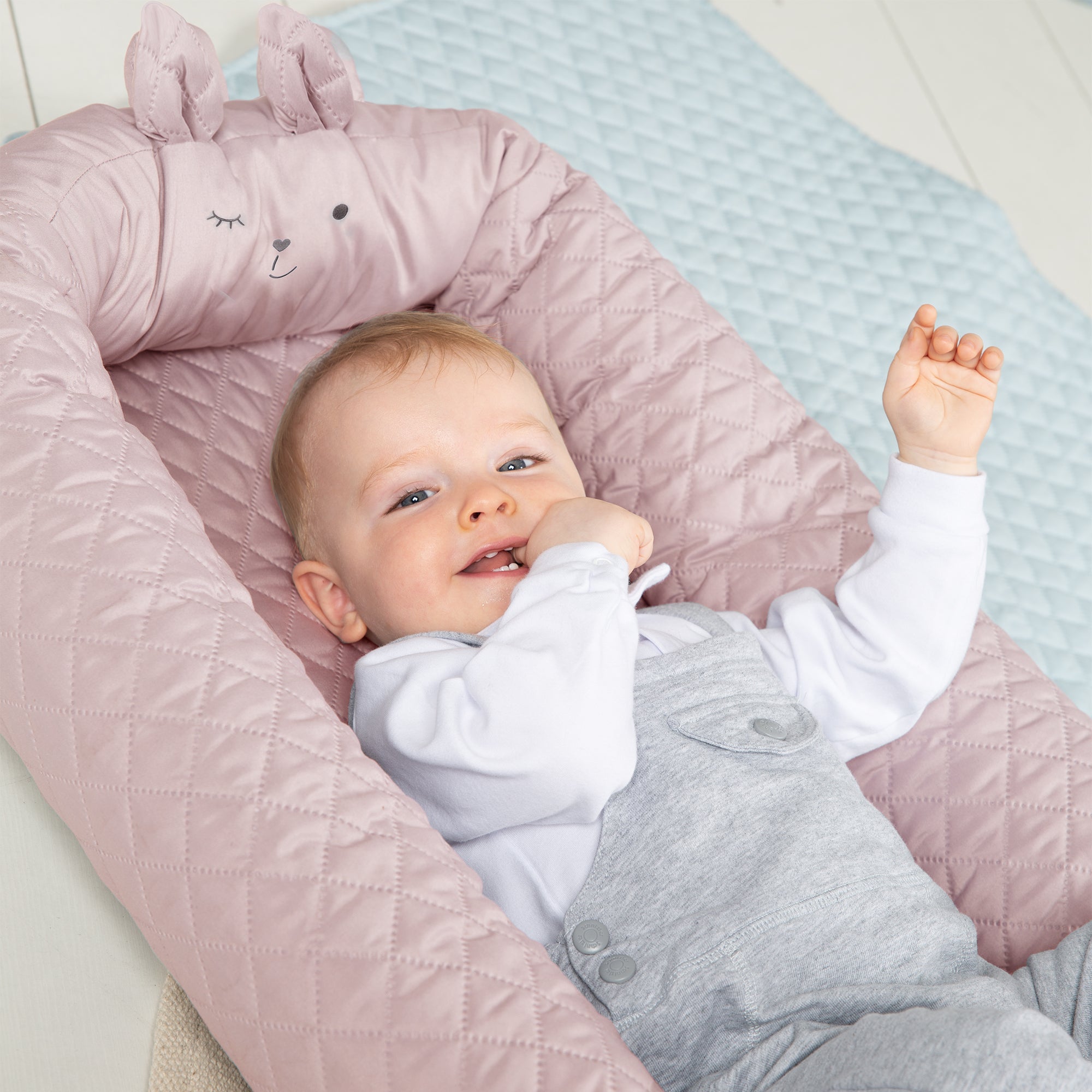 Roba 307100V229 Babylounge roba Style rosa – Babynester - Bild 2 Roba 307100V229 Babylounge roba Style rosa – Babynester - Produktbild 2