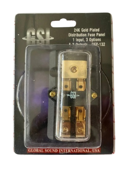 GSI DFP132 Distribution Fuse Panel, 2 in, 2 out (8GA) GSI DFP132 Distribution Fuse Panel, 2 in, 2 out (8GA)