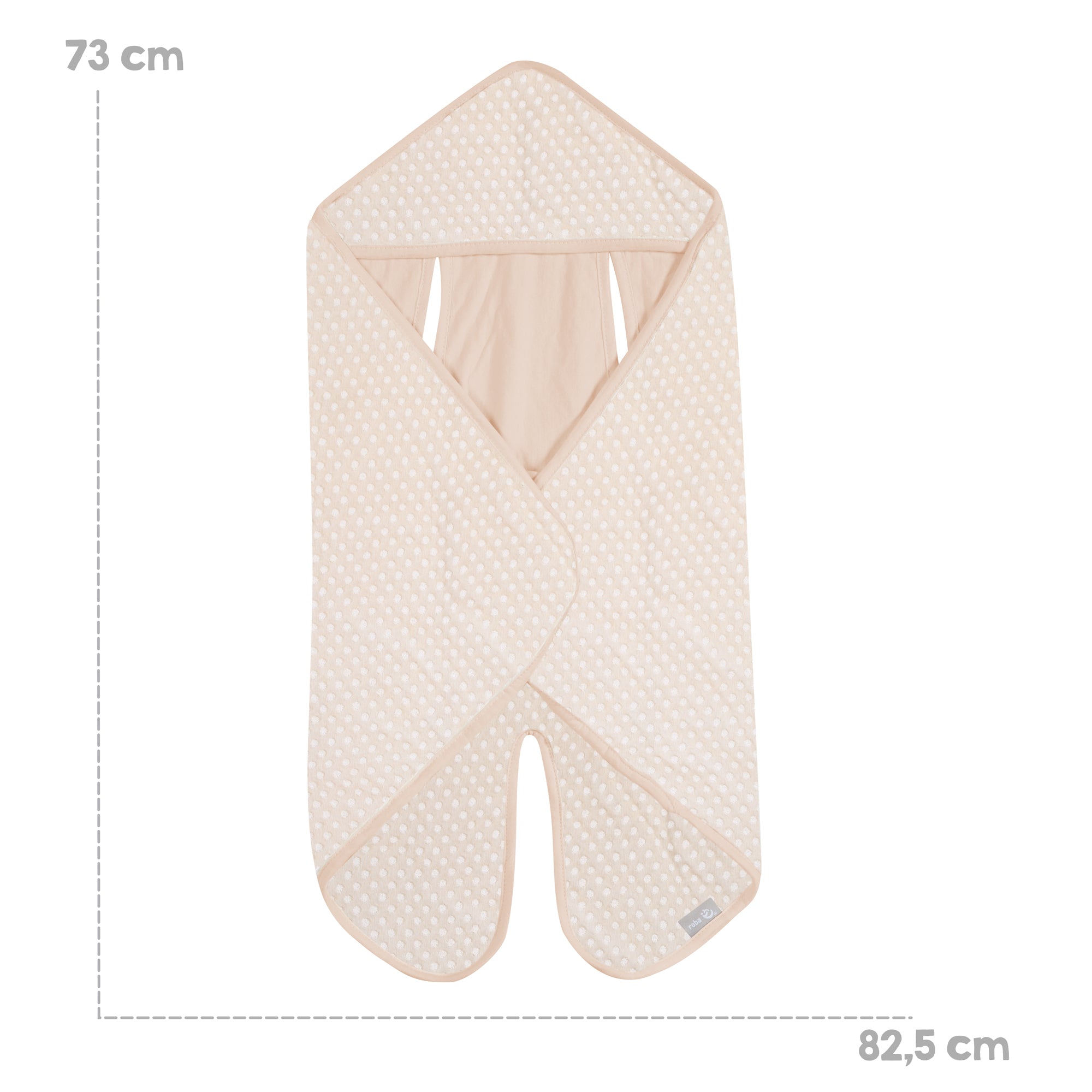 Roba 306117G284 Baby-Einschlagdecke frosty almond beige – Heim Textilien - Bild 2 Roba 306117G284 Baby-Einschlagdecke frosty almond beige – Heim Textilien - Produktbild 2