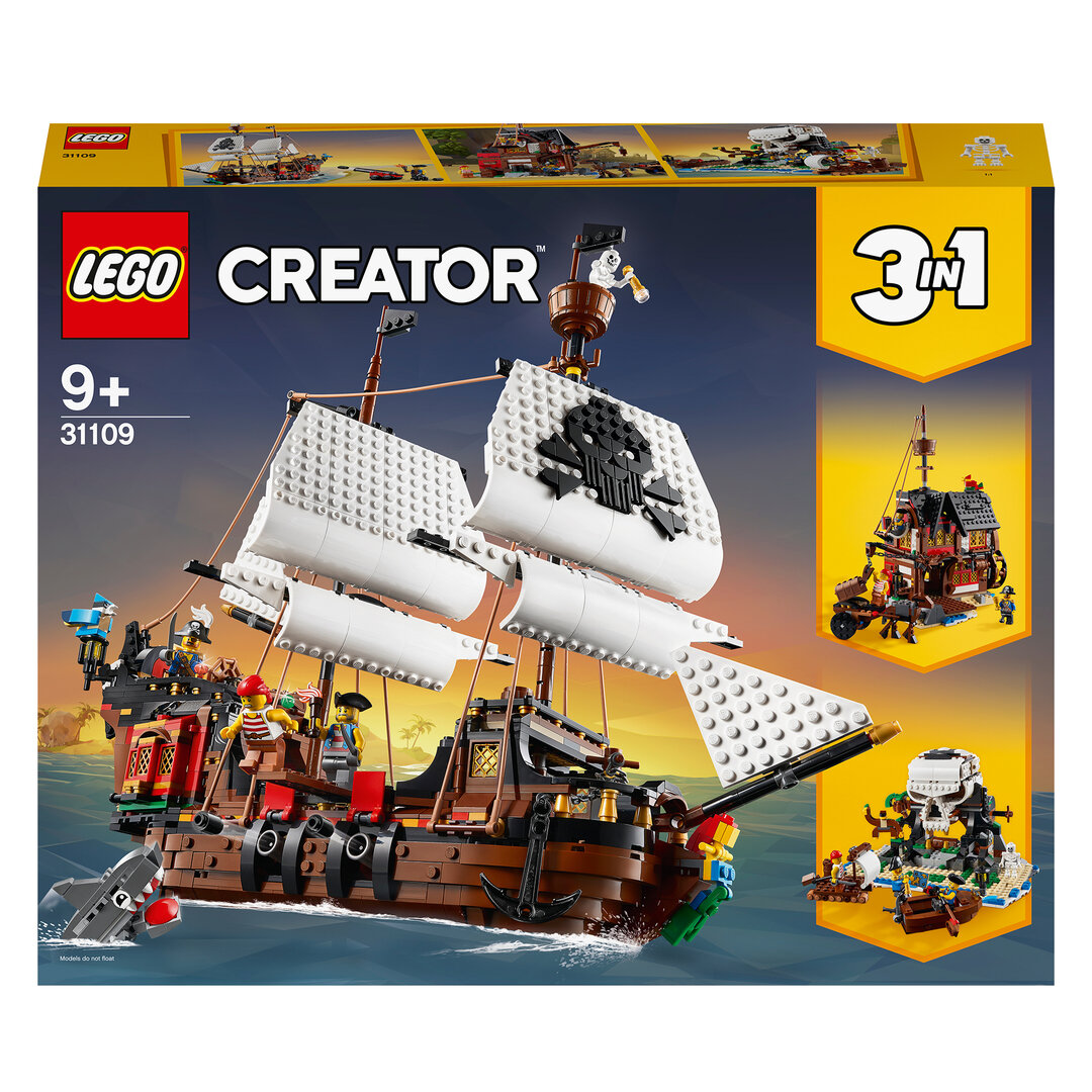 LEGO, Creator, 3, in, 1, Piratenschiff, 31109 LEGO Creator 3 in 1 Piratenschiff 31109