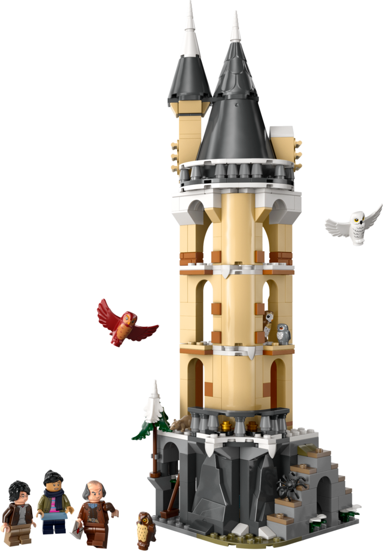 LEGO® Harry Potter™ Eulerei auf Schloss Hogwarts™ 76430 Glockenturm, Turm, Vogel, Baby, Person