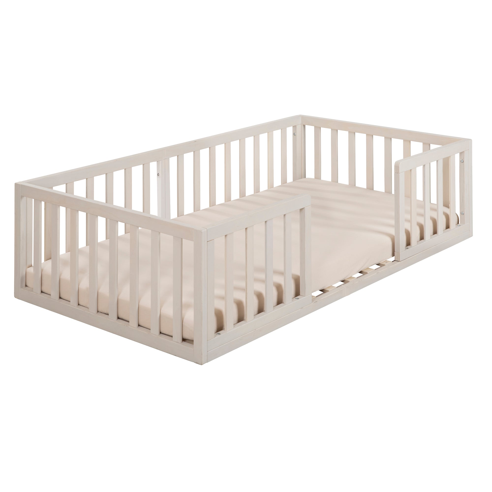 Roba 203200NG1 Montessori-Bodenbett natur-grau – Komplettbettsets & Einzelbetten - Bild 1 Roba 203200NG1 Montessori-Bodenbett natur-grau – Komplettbettsets & Einzelbetten - natur-grau - Komplettbettsets & Einzelbetten - Produktbild 1