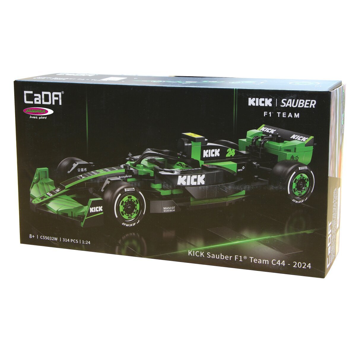 JAMARA CaDA KICK Sauber F1® Team C44 - 2024 1:24 grün Bricks ab 8 Jahren