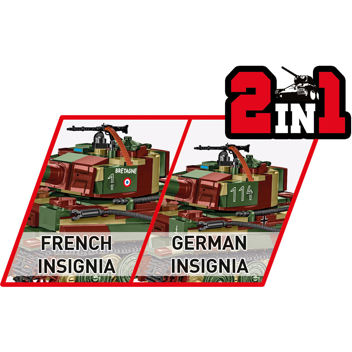 COBI 3124 - PZ.KPFW. VI TIGER AUSF. E, 1:35 - Bild 12 COBI 3124 - PZ.KPFW. VI TIGER AUSF. E, 1:35 - Bild 12