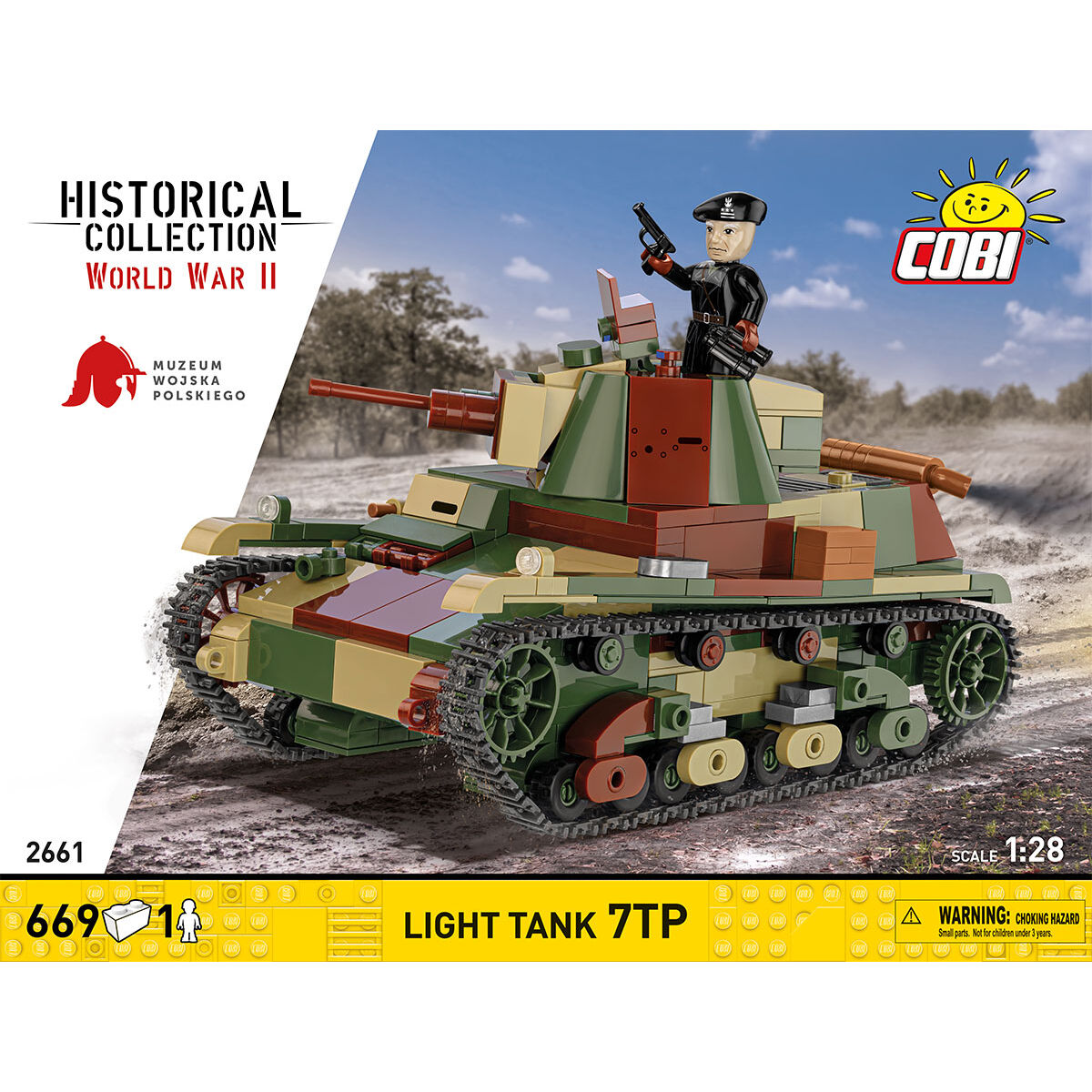 COBI 2661 - LIGHT TANK 7TP - Bild 3 COBI 2661 - LIGHT TANK 7TP - Bild 3