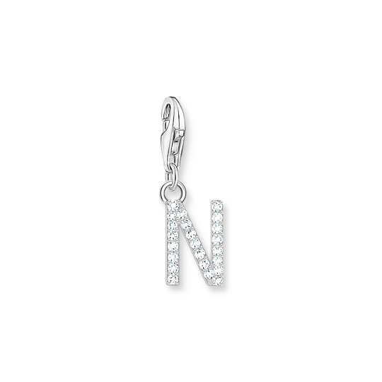 Thomas Sabo Anhänger Charm-Club 925 Sterling Silber Zirkonia Weiß 1951-051-14 Thomas, Sabo, Anhänger, Charm-Club, 925, Sterling, Silber, Zirkonia, Weiß, 1951-051-14, Zubehor, Ohrring, Schmuck