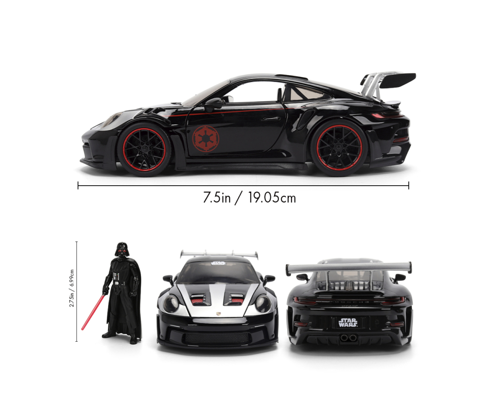 Jada Star Wars Darth Vader Porsche 911 1:24 Jada Star Wars Darth Vader Porsche 911 1:24