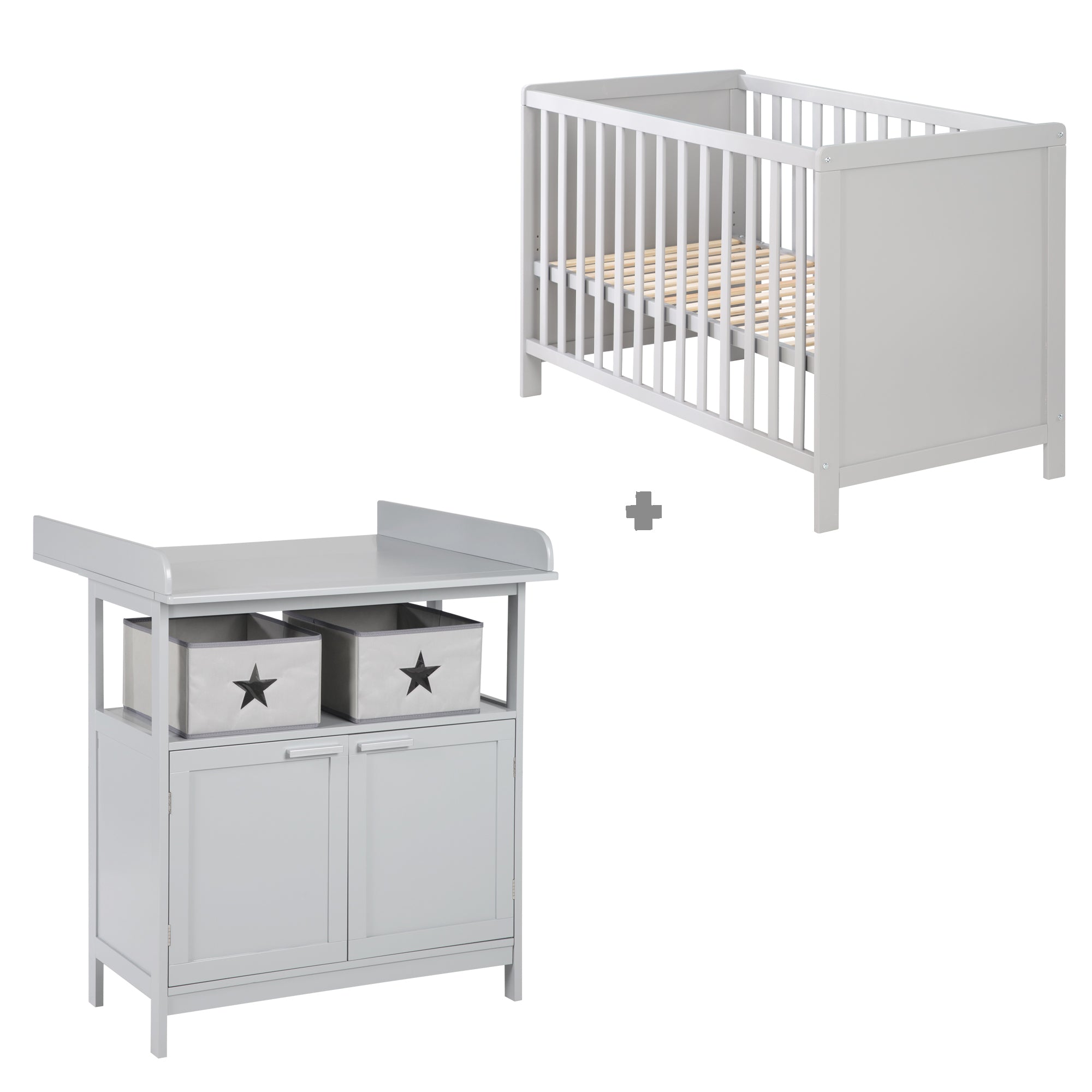 Roba 1017040 Kinderzimmerset Hamburg taupe – Kinderzimmer Set - Bild 1 Roba 1017040 Kinderzimmerset Hamburg taupe – Kinderzimmer Set - taupe - Kinderzimmer Set - Produktbild 1