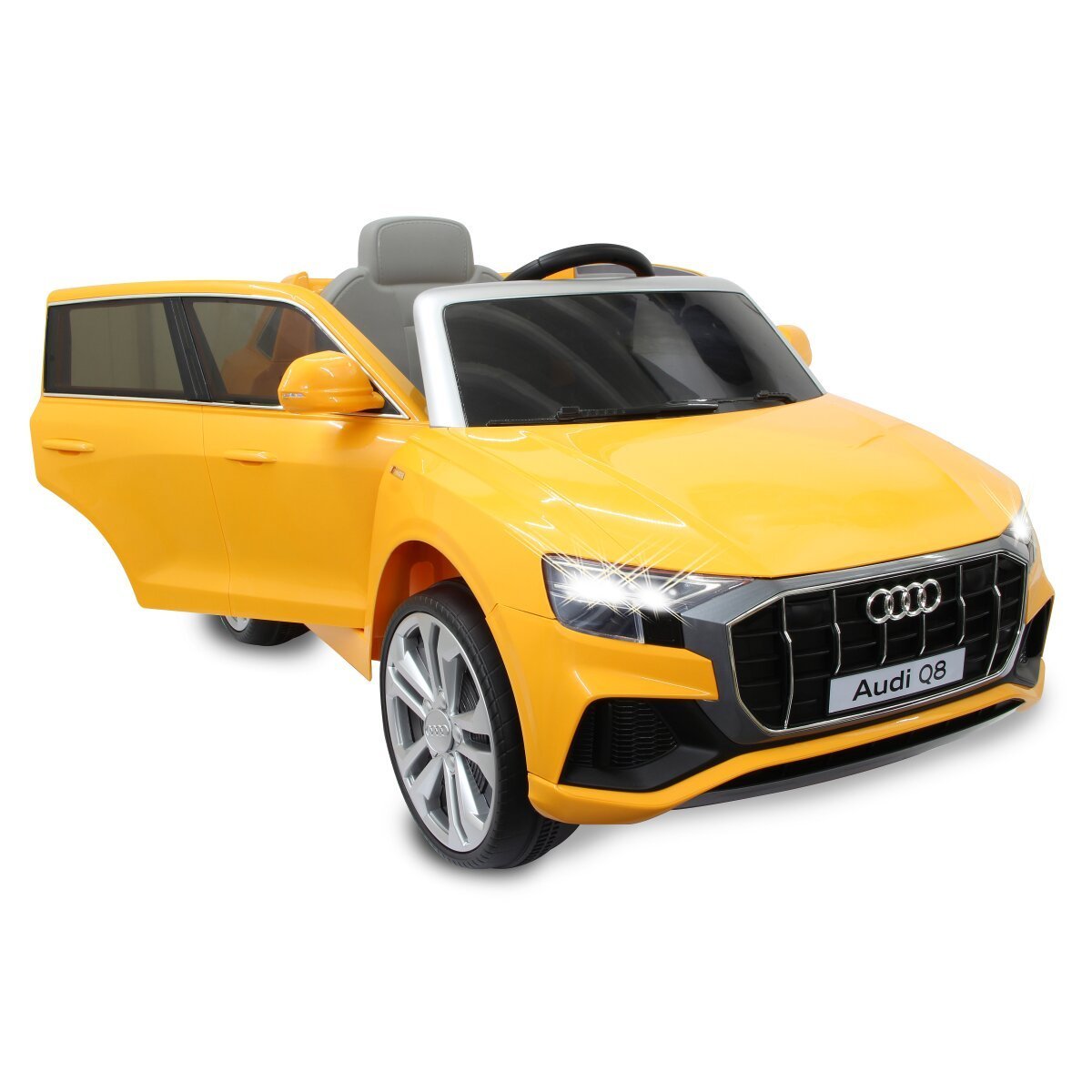 JAMARA Ride-on Audi Q8 gelb 12V ab 3 Jahren JAMARA Ride-on Audi Q8 gelb 12V ab 3 Jahren