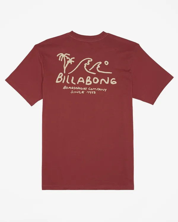 Billabong, T-Shirt, Herren, Lounge, Rose, GR., L