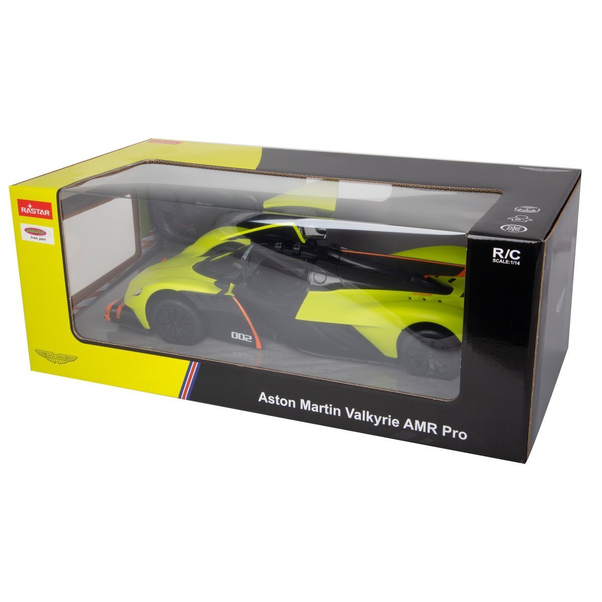 JAMARA Aston Martin Valkyrie AMR Pro 1:14 grün 2,4GHz Tür manuell ab 6 Jahren