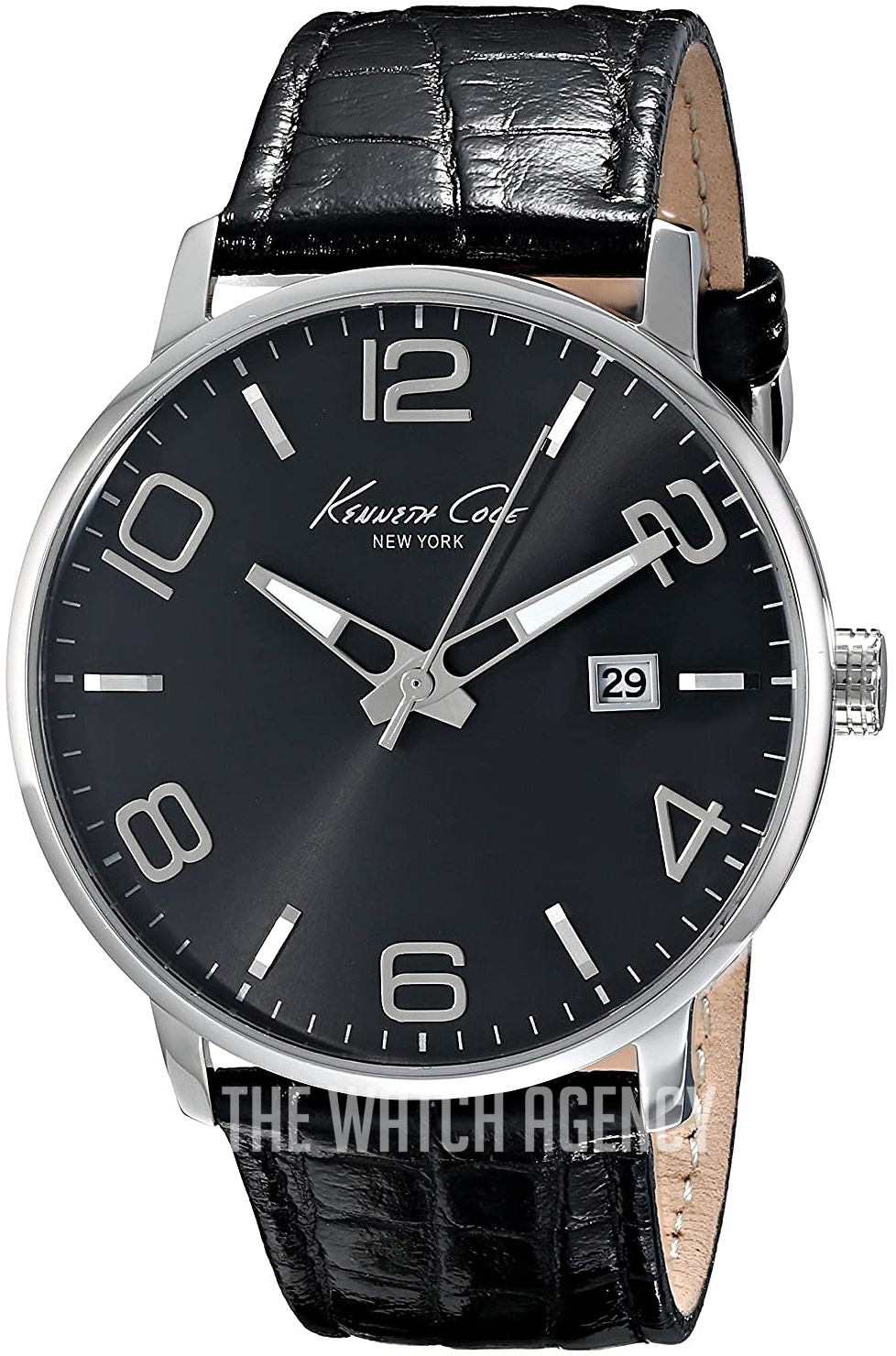 Kenneth Cole Dress Herrenuhr Silber Schwarz Kenneth Cole Dress Herrenuhr Silber Schwarz