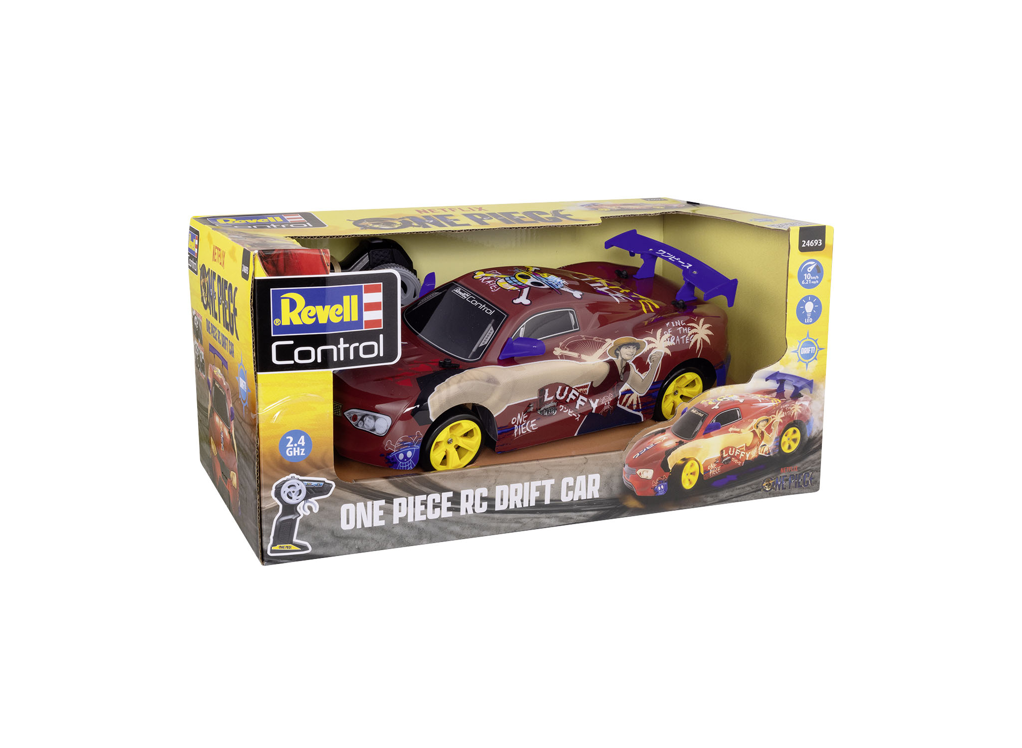 Revell 24693 One Piece RC Drift Car. ferngesteuert Leichtmetallfelge, Auto, Maschine, Sprach, Rad
