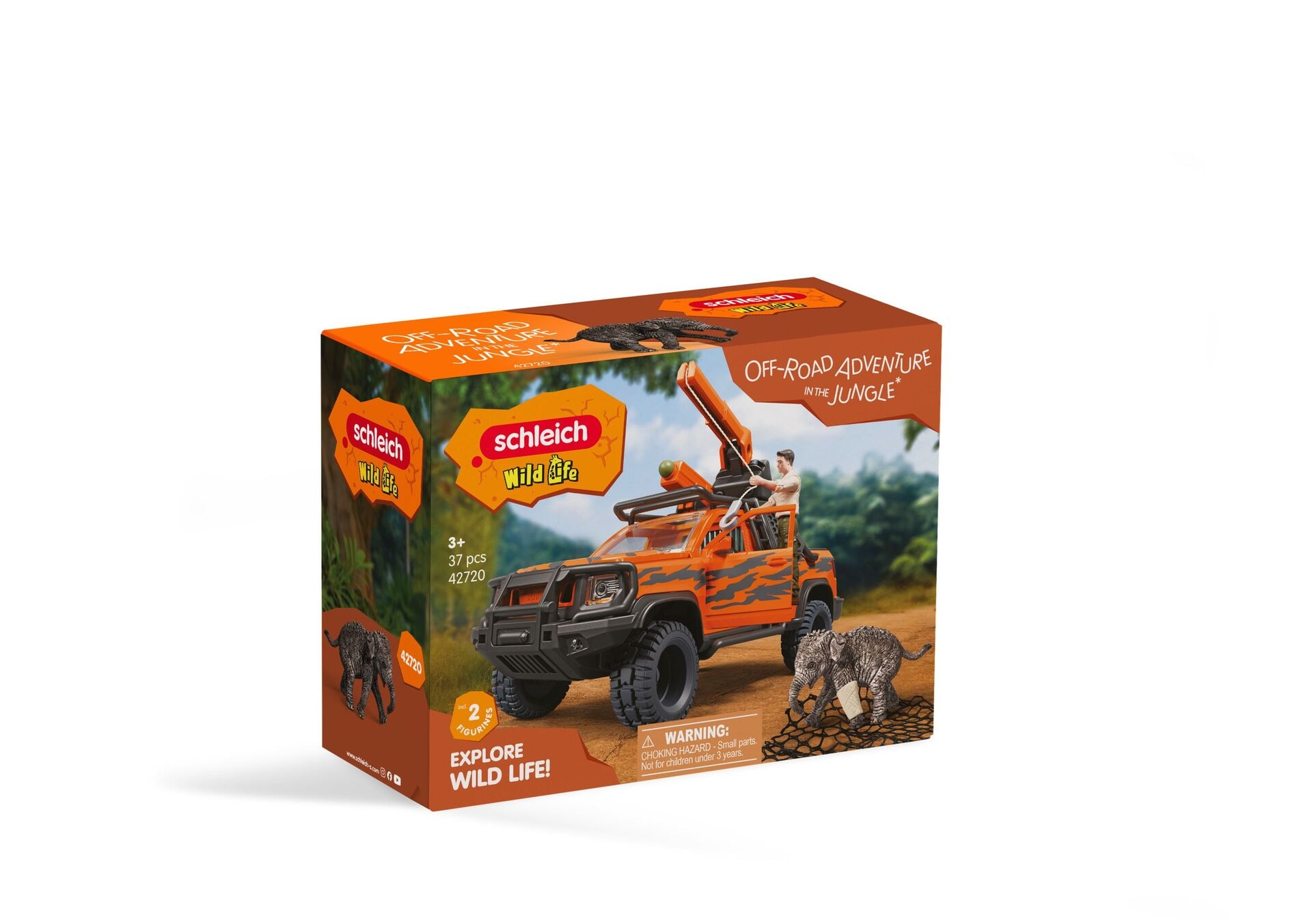 Fahrzeug - Schleich - Abenteuerfahrzeug im Dschungel - Modell SCHLEICH 42720 Produktbild fuer Online-Shop
