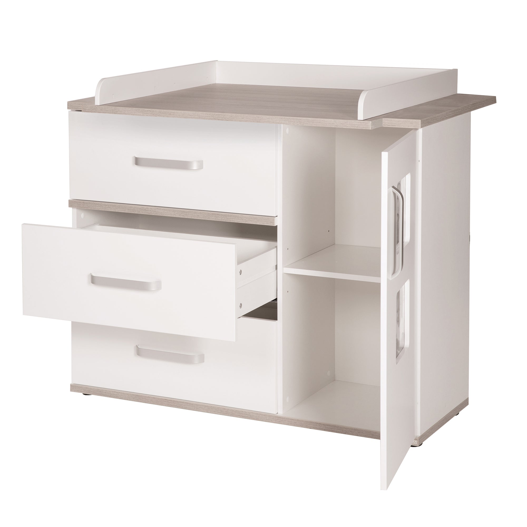 Roba 72473 breite Wickelkommode Moritz weiß – Wickelkommode breit - Bild 2 Roba 72473 breite Wickelkommode Moritz weiß – Wickelkommode breit - Produktbild 2
