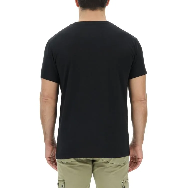 JEEP Herren T-Shirt O103354BK - Schwarz mit großem Logo-Print GR. XXL JEEP Herren T-Shirt O103354BK - Schwarz mit großem Logo-Print GR. XXL