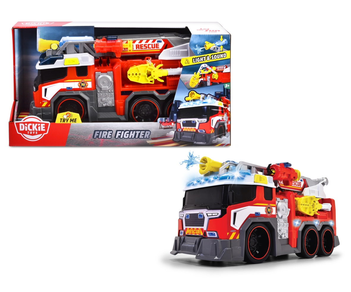 Dickie Toys Fire Figther 203307000 Dickie, Toys, Fire, Figther, 203307000, Maschine, Rad, Spielzeug, Fahrzeug, Lastwagen