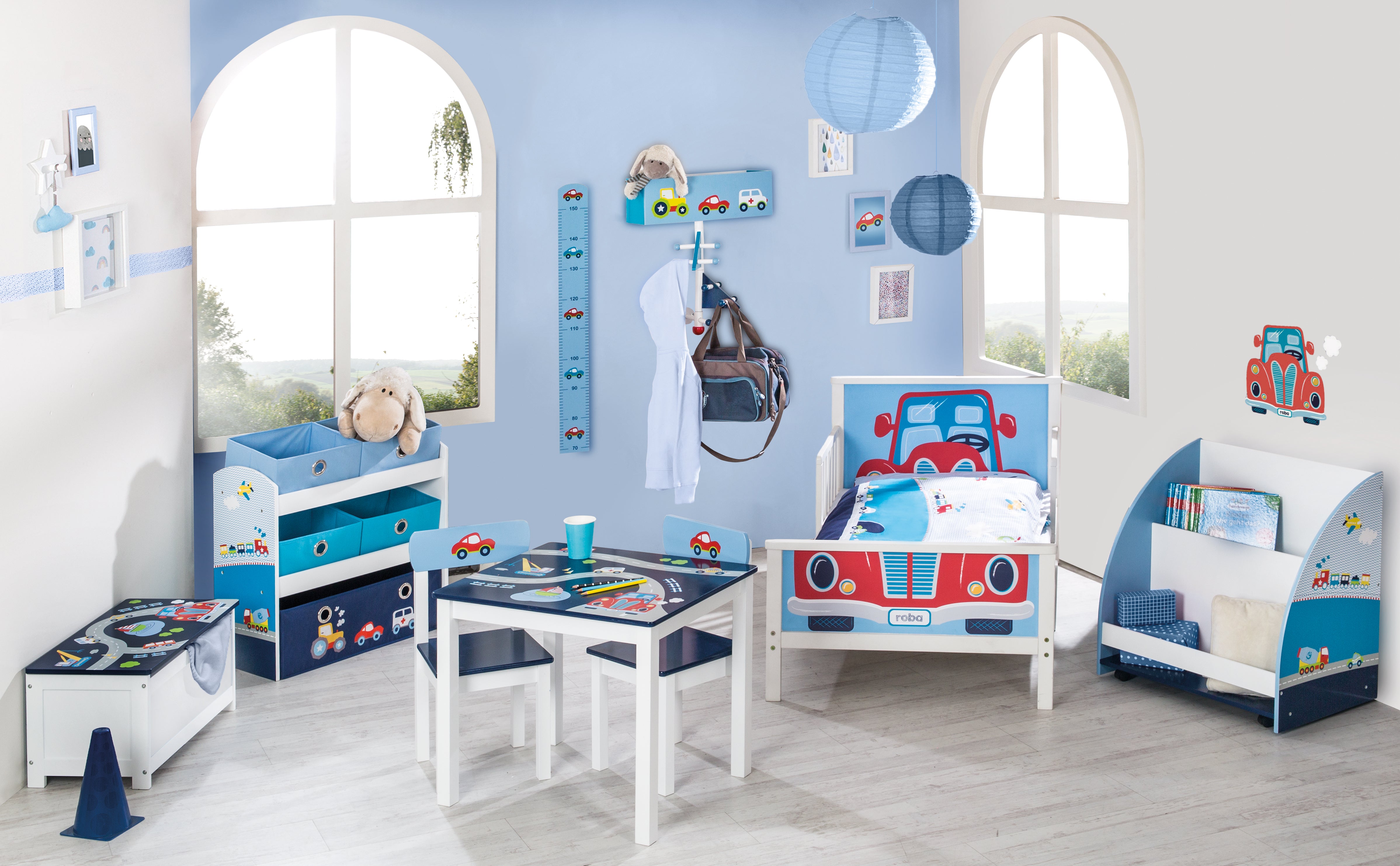 Roba 450018D331 Kindersitzgruppe Rennfahrer blau – Spielmöbel - Bild 3 Roba 450018D331 Kindersitzgruppe Rennfahrer blau – Spielmöbel - Produktbild 3