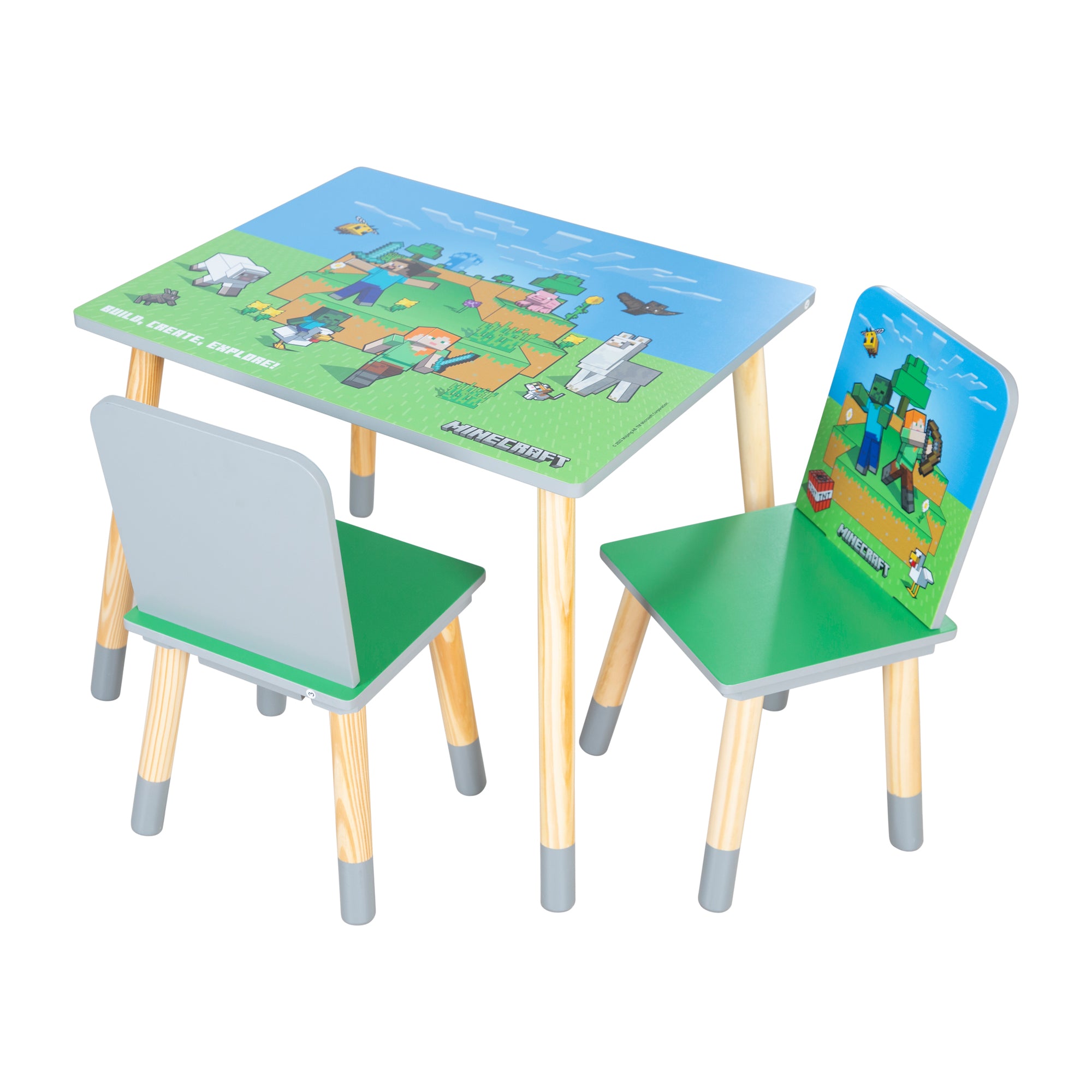 Roba 450019MC SITZGRUPPEN-SET, 1 TISCH MIT 2 STÜHLEN – Spielmöbel - Produktbild 8