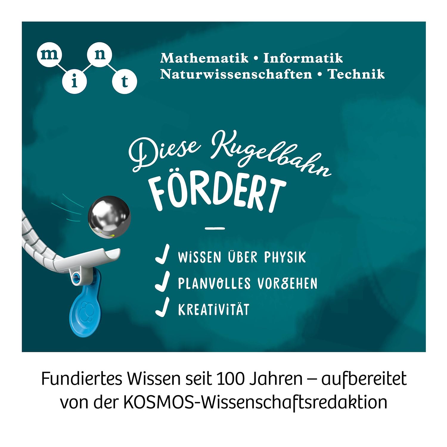 Kosmos Gecko Run - Big Box Kugelbahn Zum Freien Bauen An Wänden 621209 Werbung, Plakat