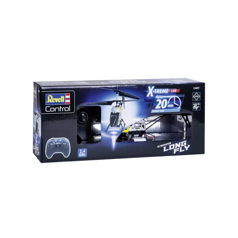 Revell 24897 RC X-TREME Helicopter Long Fly , Revell Control Ferngesteuerte Drohne