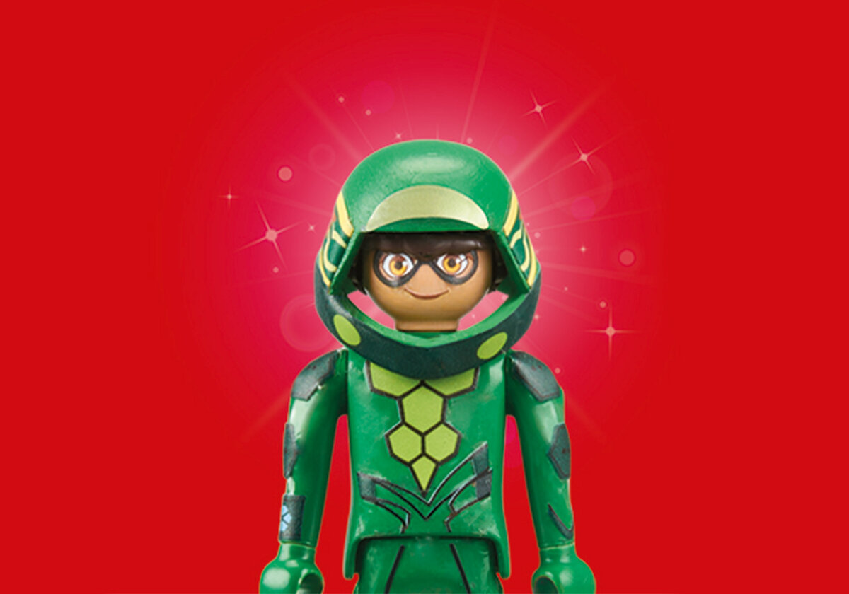 PLAYMOBIL 71338 Miraculous: Carapace Person, Gesicht, Kopf