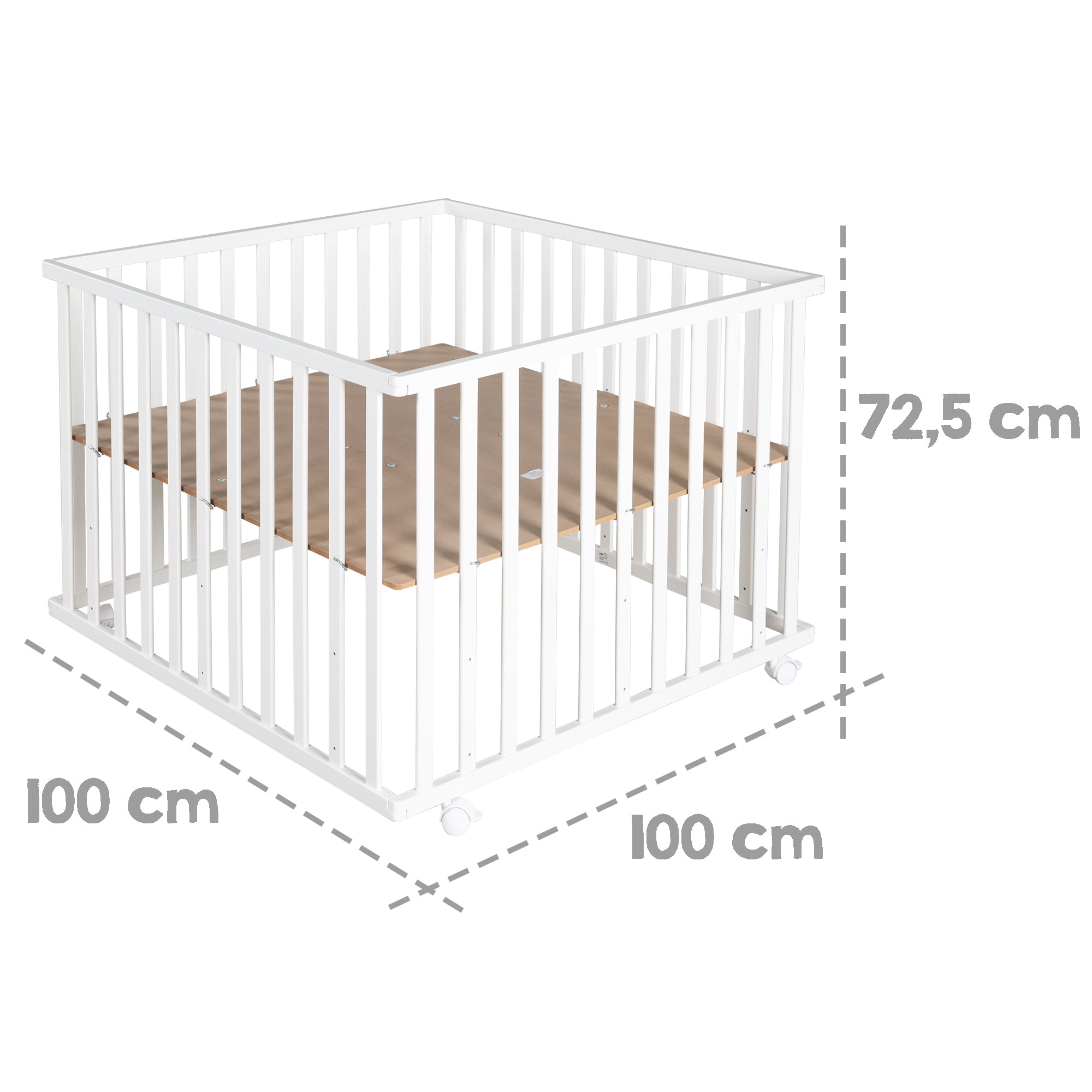 Roba 202300WEV190 Laufgitter 100x100 cm Little Stars weiß - Bild 7 Roba 202300WEV190 Laufgitter 100x100 cm Little Stars weiß - Produktbild 7