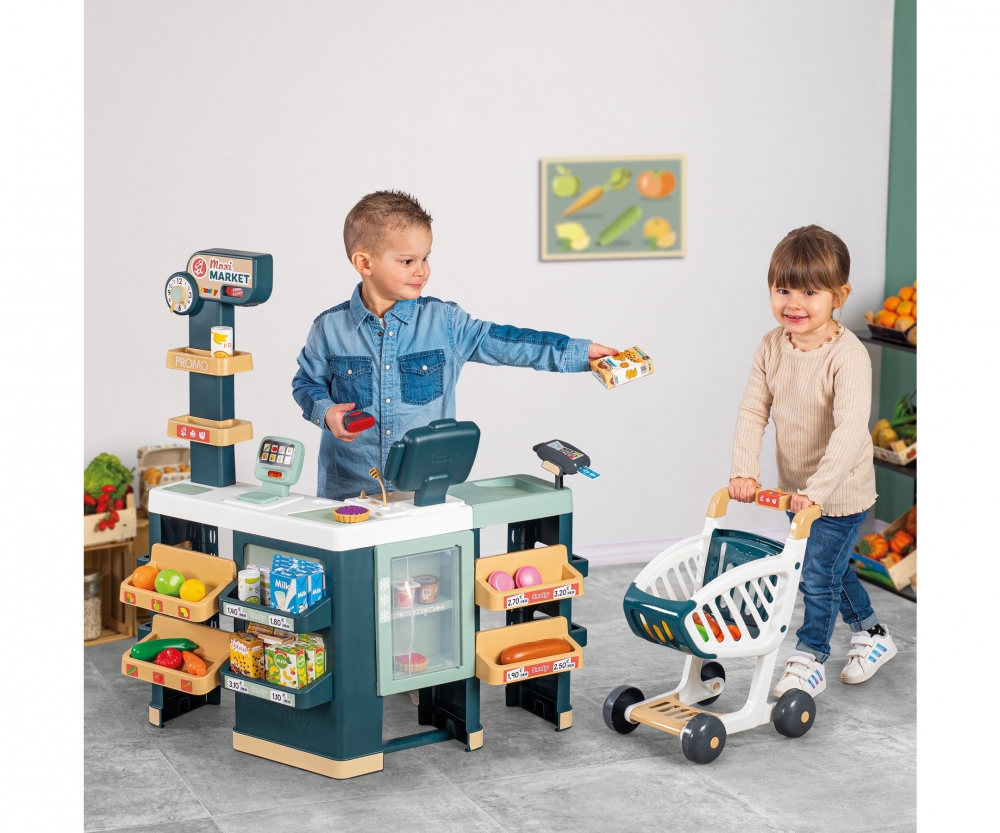 Smoby Smoby Supermarkt Maxi mit Einkaufswagen