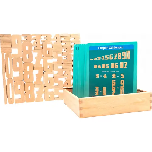 Filapen Montessori Zahlensteine 62 Stck. Filapen Montessori Zahlensteine 62 Stck.