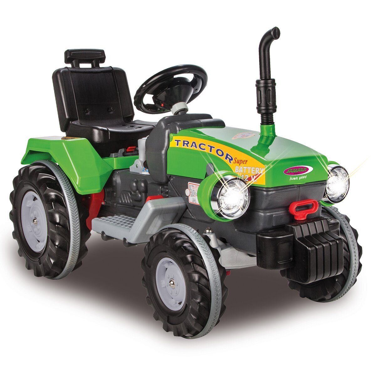 JAMARA Ride-on Traktor Power Drag grün 12V ab 3 Jahren JAMARA Ride-on Traktor Power Drag grün 12V ab 3 Jahren