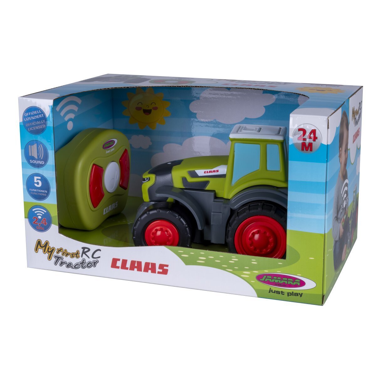 JAMARA Claas My first RC Traktor 2,4GHz mit Sound ab 24 Monaten