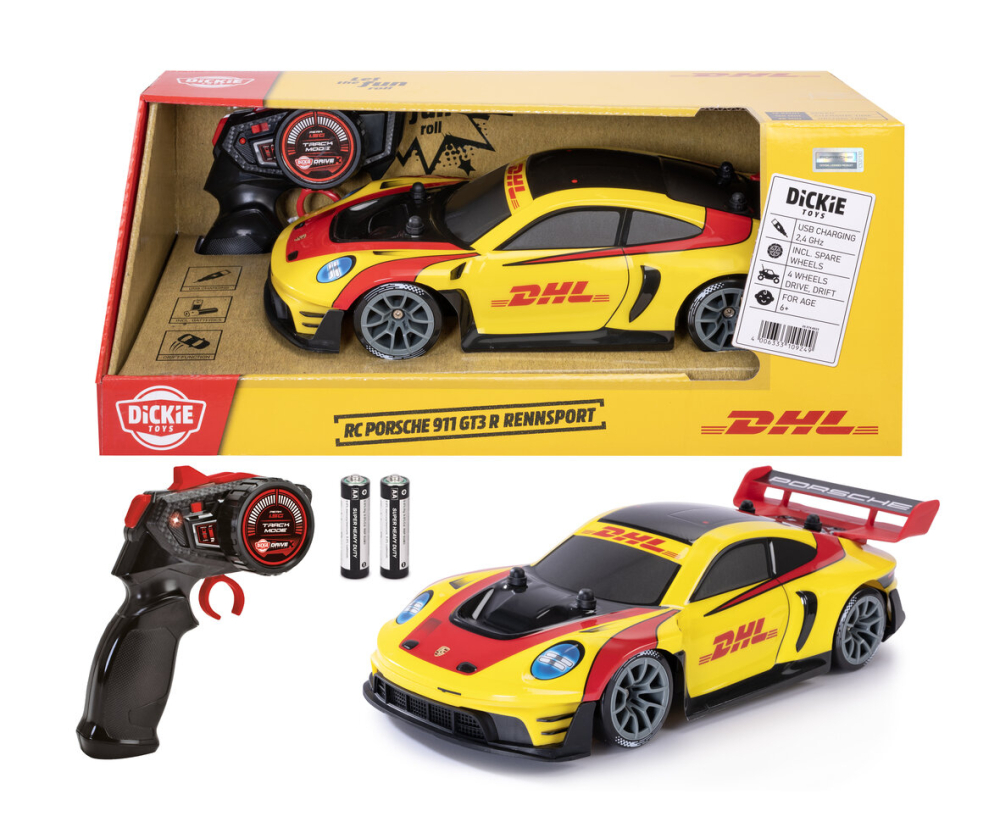 Dickie Toys RC DHL Porsche 911 GT3 R rennsport, RTR