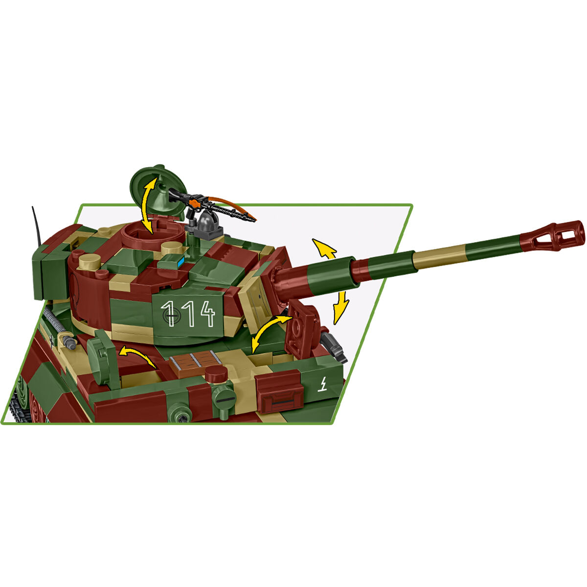 COBI 3124 - PZ.KPFW. VI TIGER AUSF. E, 1:35 - Bild 10 COBI 3124 - PZ.KPFW. VI TIGER AUSF. E, 1:35 - Bild 10