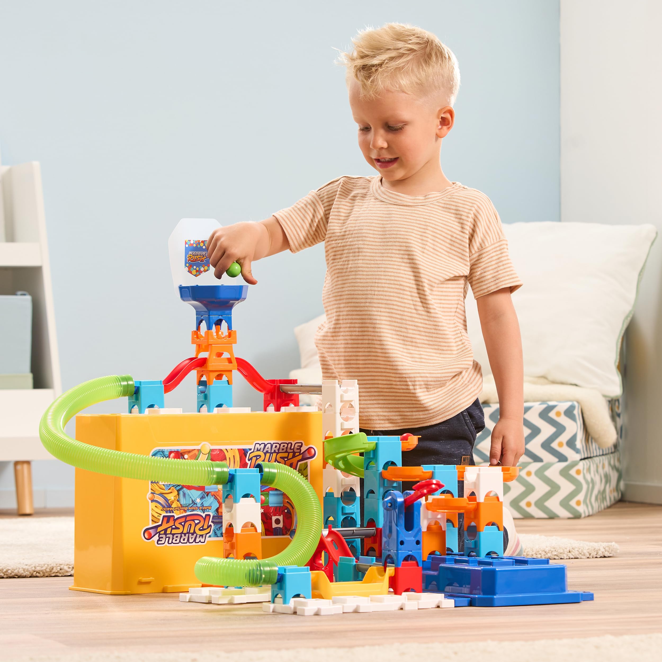 VTech Marble Rush - Build & Store Box Set M400 80571704 Junge, Kind, Männlich, Person, Spielzeug