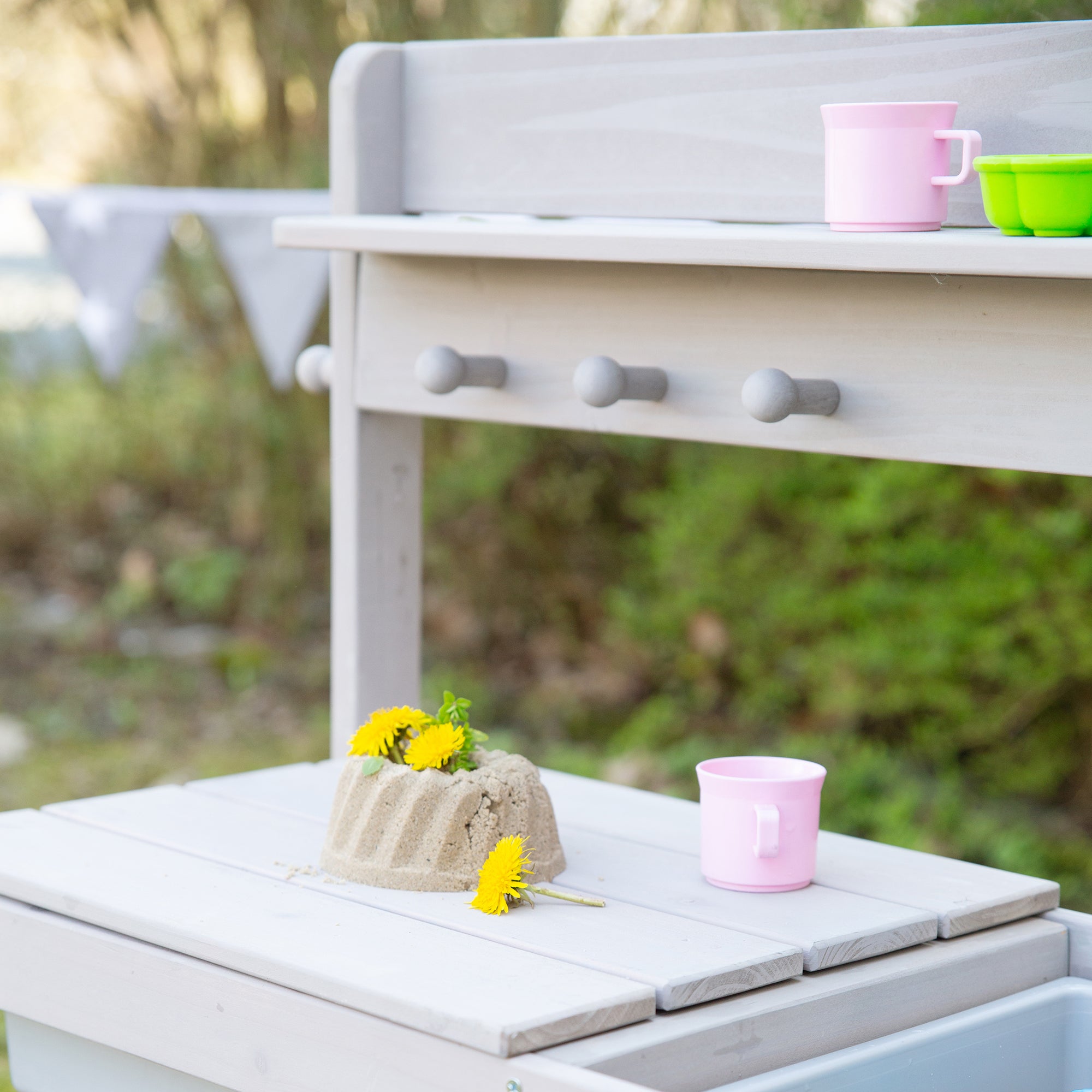 Roba 456006GA Kinderküche Outdoor+ mit Spielwanne, grau – Outdoor + - Bild 8 Roba 456006GA Kinderküche Outdoor+ mit Spielwanne, grau – Outdoor + - Produktbild 8