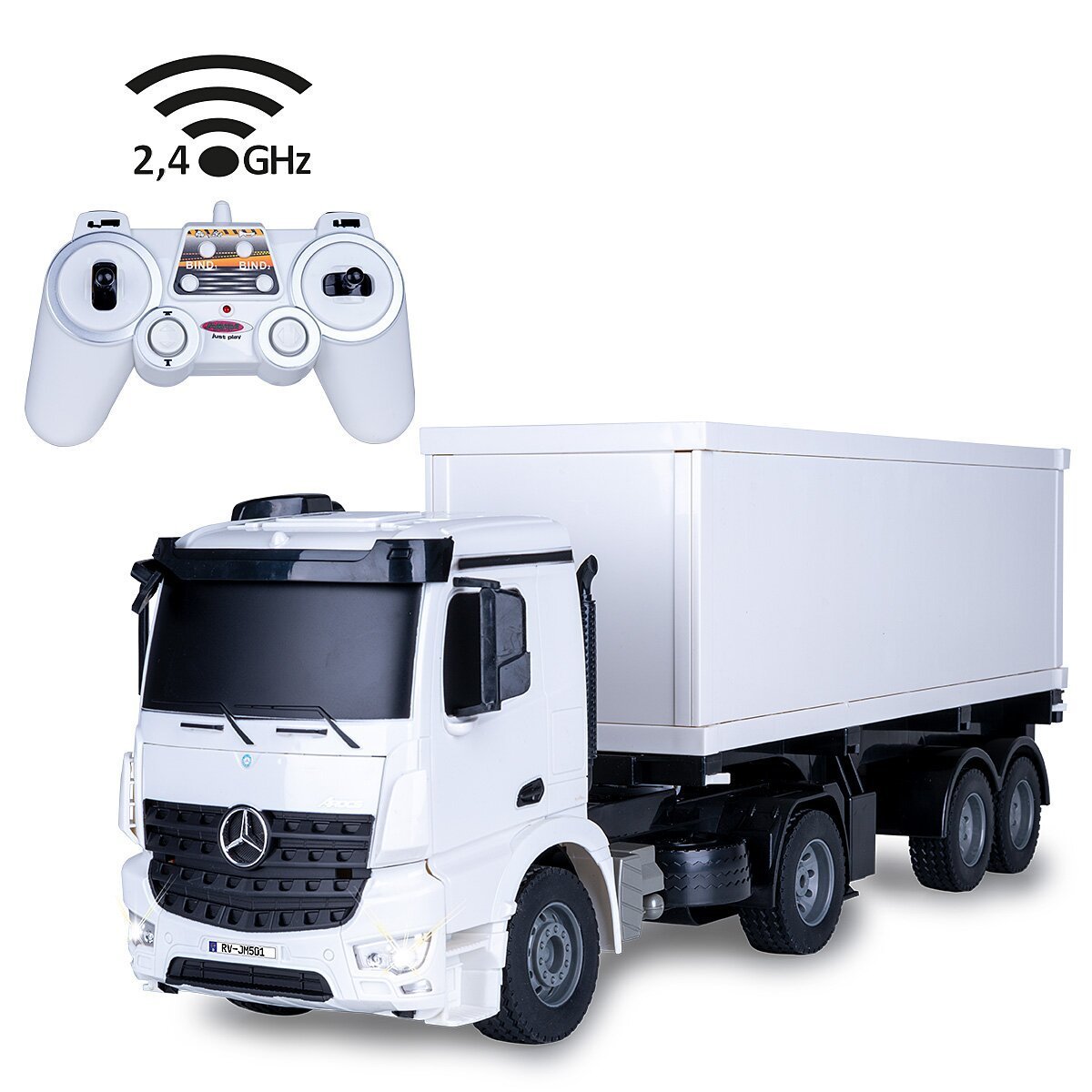 JAMARA Container LKW Mercedes-Benz Arocs 1:20 2,4GHz ab 6 Jahren