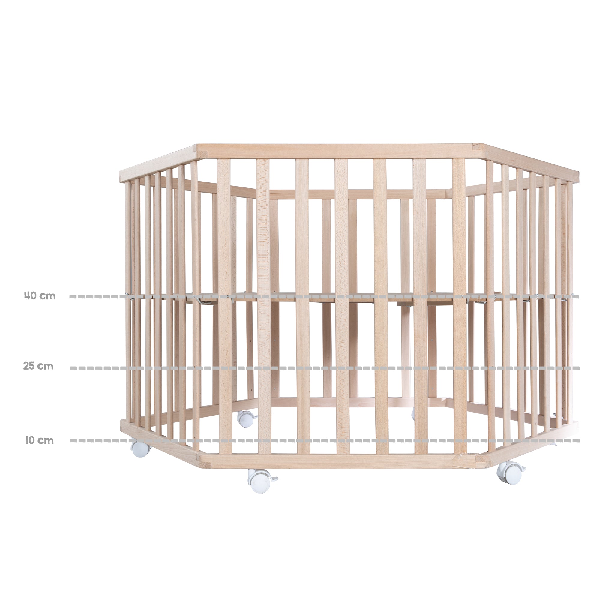 Roba 0232NAV241 Laufgitter 6-eckig roba Style grün Bio Buche natur - Produktbild 8