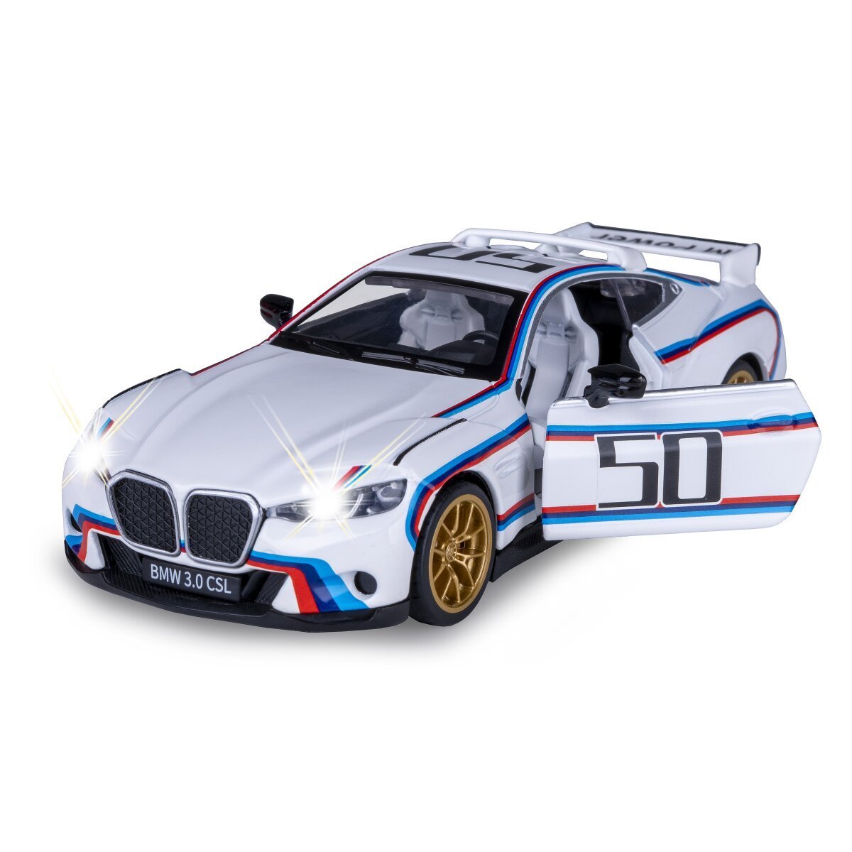 JAMARA BMW 3.0 CSL Diecast 1:34 weiß inkl. Knopfzellen ab 3 Jahren JAMARA BMW 3.0 CSL Diecast 1:34 weiß inkl. Knopfzellen ab 3 Jahren