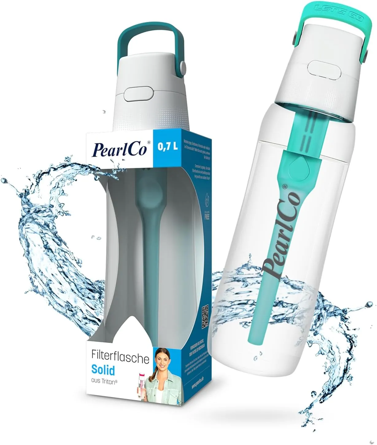 PEARLCO 221036 Trinkflasche SOFT 0,5 L Mint