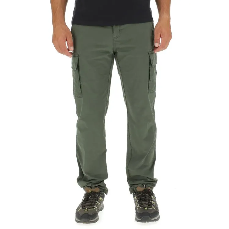 JEEP Herren Cargohose O102594KA - Khakifarbene Cargohose mit Seitentaschen JEEP Herren Cargohose O102594KA - Khakifarbene Cargohose mit Seitentaschen