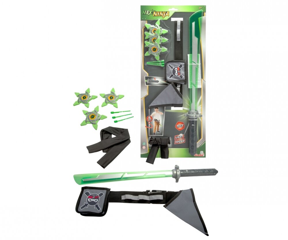 Next Ninja Mega-Set, 9-tlg. 108041140 Next, Ninja, Mega-Set, 9-tlg., 108041140, Schwert, Waffe, Person, Schraubenzieher, Werkzeug