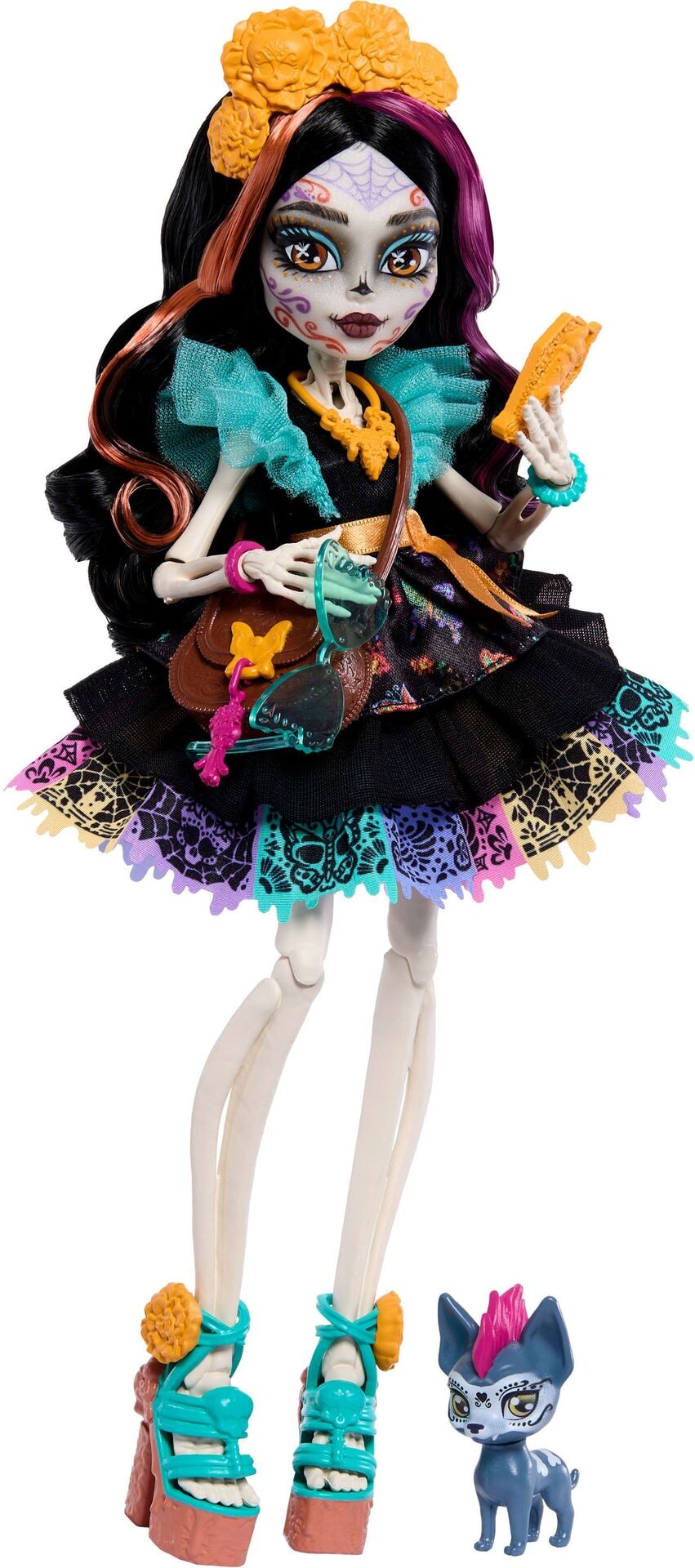 Monster High Skelita Puppe - Mattel - MATTEL JHK34 Puppe - Mattel - Monster High Skelita Puppe - Modell MATTEL JHK34 Produktbild fuer Online-Shop