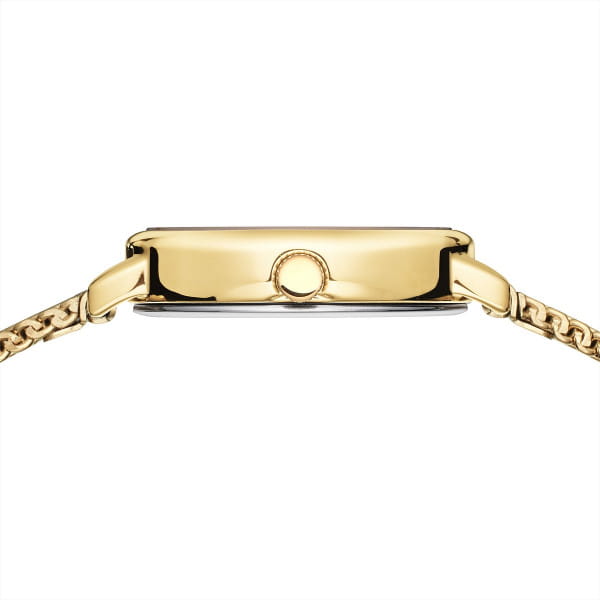 Bering 11020-334 Damenuhr, Milanaise, Gold/Weiß